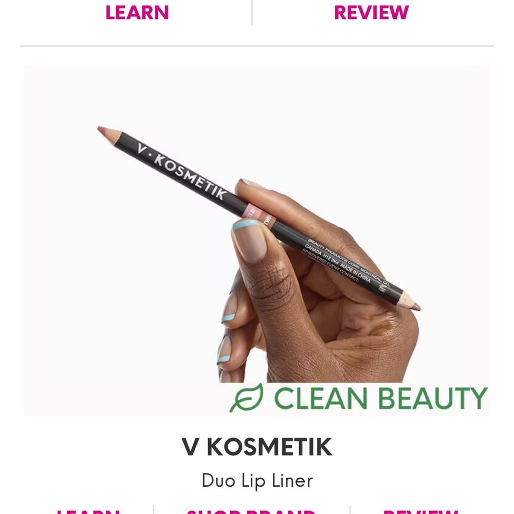 V Kosmetik Duo Lip Liner in Night Love & Vtwirl